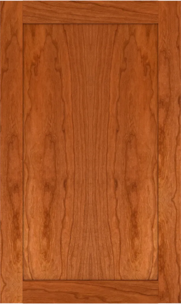Custom Cherry Flat Panel Cabinet Doors | Estate Millwork Product Image
