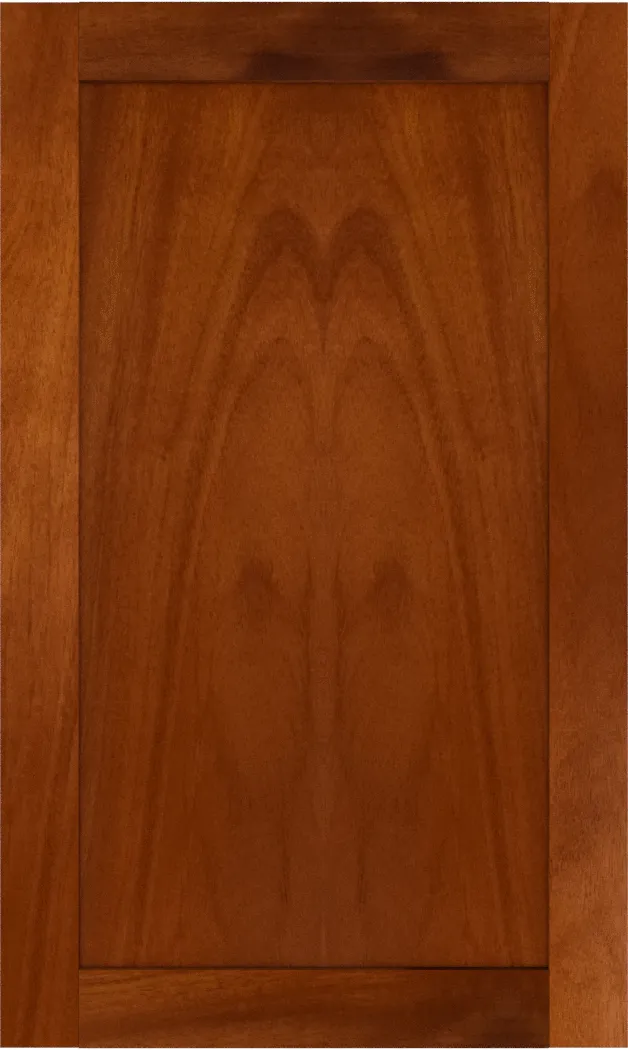 Custom Mahogany Flat Panel Cabinet Doors | Estate Millwork Product Image