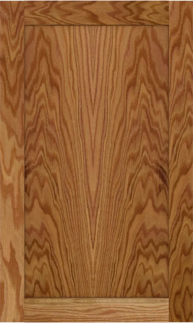 Custom White Oak Flat Panel Cabinet Doors | Estate Millwork Product Image