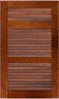 Louvered 40 40 20  Mahogany  Cabinets