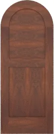 Arched  Crest  Sapele  Doors