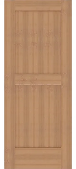 Custom Western Red Cedar Bathroom Doors | Estate Millwork Product Image