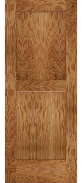 Custom White Oak Flat Panel Doors | Estate Millwork Product Image