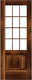 French Antoinette Walnut Doors