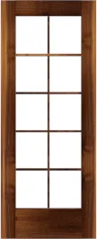 French Bastille Walnut Doors