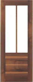 French Rose Marie Walnut Doors