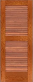 Louvered  St  John  Cherry  Doors