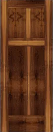 Mission Witness Walnut Doors