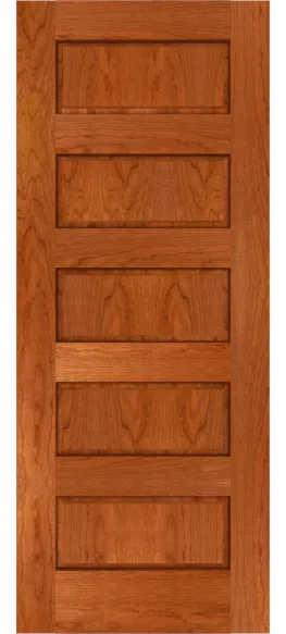 Custom Cherry Entry Doors | Estate Millwork Product Image