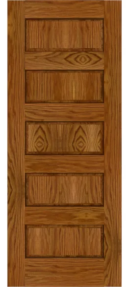 Custom Red Oak Entry Doors | Estate Millwork Product Image