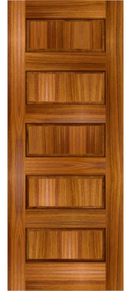 Custom Teak Entry Doors | Estate Millwork Product Image