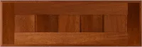 Beadboard  Ogee  Mahogany  Drawer Front