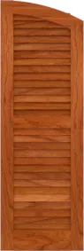 Arched  Asheville  Cherry  Shutters