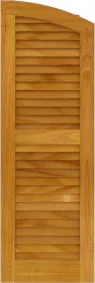 Arched  Asheville  Cypress  Shutters