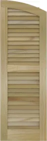 Arched  Asheville  Poplar  Shutters