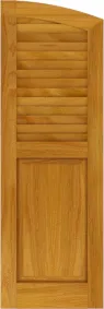 Arched  Lighthouse  Cypress  Shutters