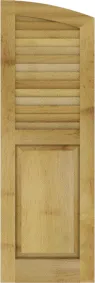 Arched  Lighthouse  Maple  Shutters