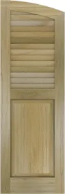 Arched  Lighthouse  Poplar  Shutters