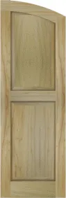 Arched  Stone  Harbor  Poplar  Shutters