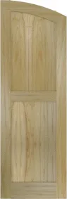 Arched  Williamsburg  Poplar  Shutters
