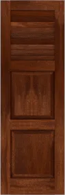 Combination  Salt  Marsh  White  Oak  Shutters