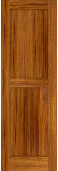 Custom Teak Outside Shutters | Estate Millwork Product Image