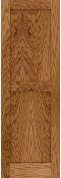 Custom White Oak Flat Panel Shutters | Estate Millwork Product Image