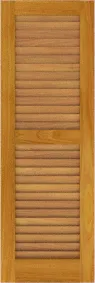 Louvered  Asheville  Cypress  Shutters