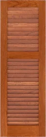 Louvered  Low  Country  Cherry  Shutters