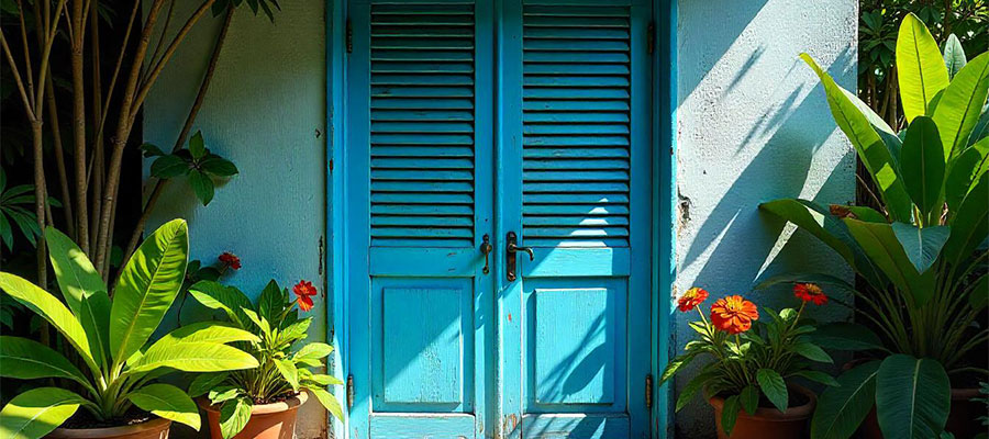 Bring Caribbean Charm to Your Home with Stylish Louvered