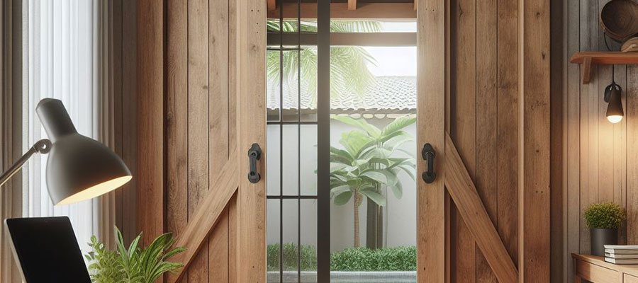 Sleek Solutions: Sliding Barn Doors for Your Home Office