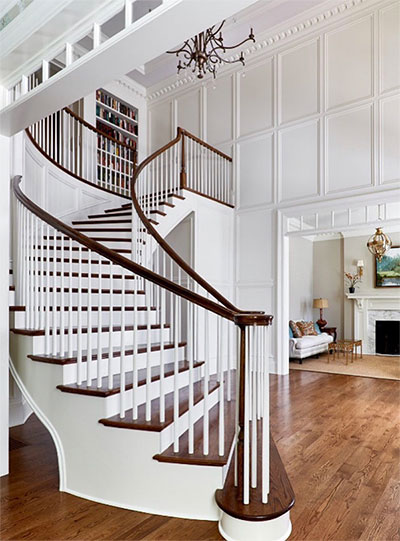 Beautiful Hardwood Stair Treads and Risers